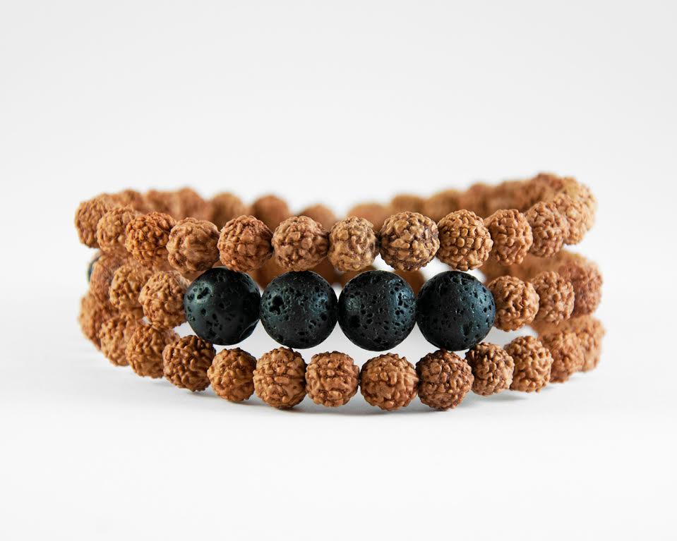 Crna Lava - trostruka narukvica